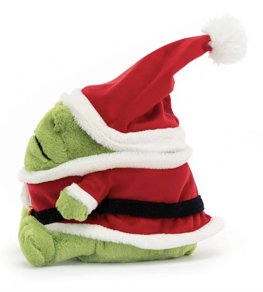 Jellycat  Santa Ricky Rain Frog Sweet Janes - Gift and Confectionary