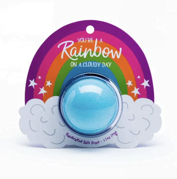 Nicole Brayden Gifts  You're A Rainbow on A Cloudy Day Bath Bomb